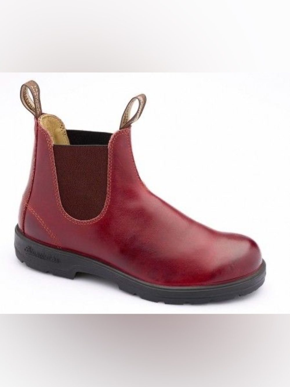 Blundstone red leather Chelsea boots 4au 7us